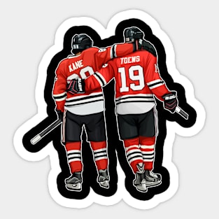 Patrick Kane And Toews Bromance Sticker